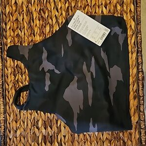 NWT Athleta Freestyle Camo Crop Bikini Top